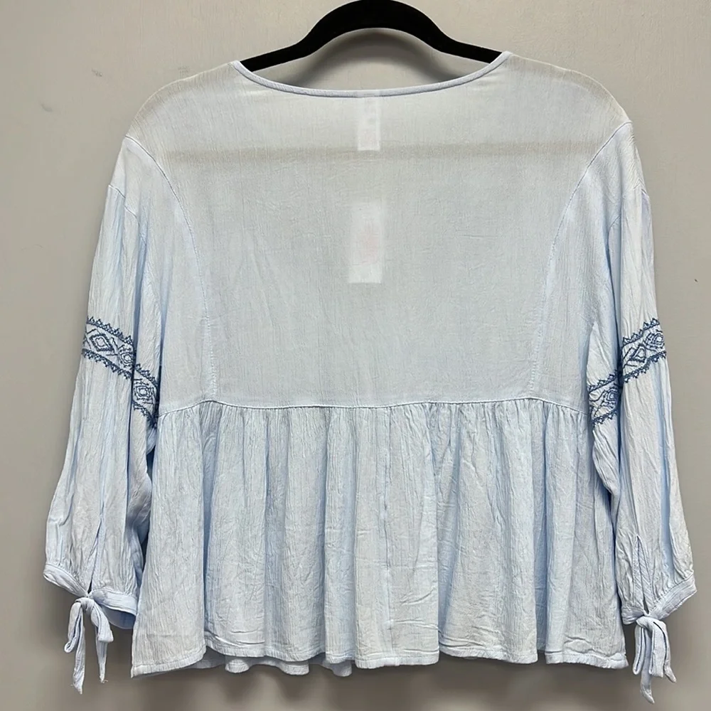 Justice Girls 3/4 Sleeve Blouse